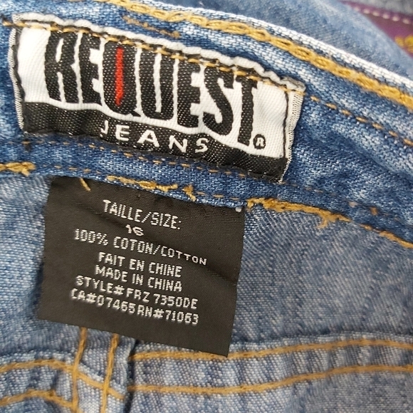 📣2/40$📣 REQUEST high rise denim capri jeans boho style - Picture 6 of 6